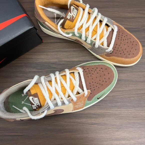 Air Jordan 1 Retro OG x Zion Williamson Low Voodoo - Picture 7 of 9